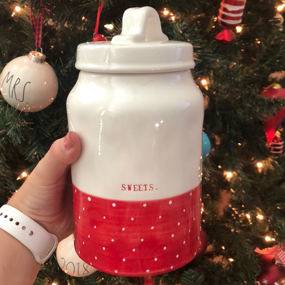 NWT Rae Dunn Christmas “SWEETS” Canister
